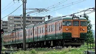 115系N38編成　信越本線下り快速新潟行き3481M