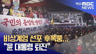 비상계엄 선포 후폭풍... \