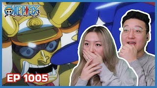 NOOO KIKU !! 🙋‍♀️ | One Piece Episode 1005 Couples Reaction \u0026 Discussion