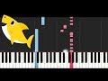 Baby Shark Song By Pinkfong (Piano Tutorial)