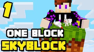 Minecraft SKYBLOCK but It's Only ONE BLOCK (#1) - The Wolf Incident