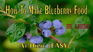 How to make blueberry food   #garden #blueberryfarmer #fruitygarden #blueberryplant #blueberryplant