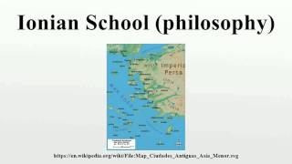 Ionian School (philosophy)