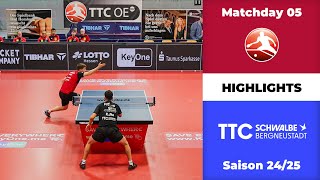 TTBL: Bad Homburg vs. Bergneustadt (Highlights of Matchday 5, Season 2024/2025)