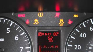 2012 NISSAN NV - Warning and Indicator Lights