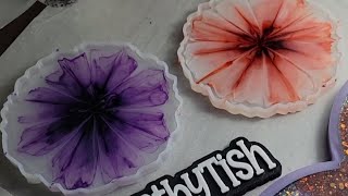 WoW 😲 Resin flower coasters so easy / Using LET'S RESIN fast cure epoxy