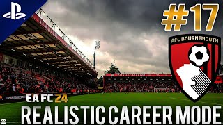 EA FC 24 | Realistic Career Mode | #17 | First Ever European Games For Bournemouth