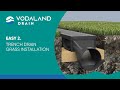 Vodaland - Easy 2 Trench Drain Grass Installation