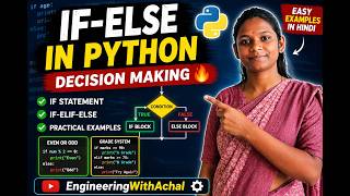 If-Else in Python 🔥 | Decision Making in Python | Beginner Tutorial Hindi