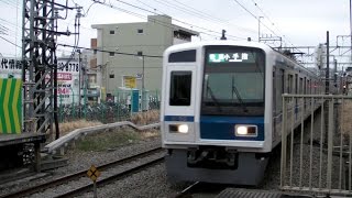 西武鉄道6000系（6156F）東久留米駅に到着