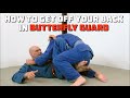 How To Get Off Your Back in Butterfly Guard