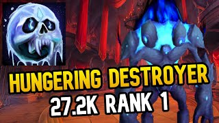 Rank 1 Hungering Destroyer Mythic - (27.2K) Frost DK POV | World of Warcraft