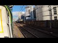 8kワイド動画🚃都営新宿線500f編成10 300形🚃各駅停車 本八幡 行き🚃💨