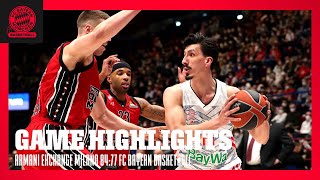 Bayern Highlights | Olimpia Milano vs FC Bayern Basketball 84:77 | EuroLeague