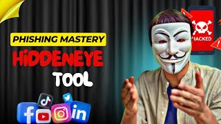 HiddenEye Tool Explained 🔥 Hack Facebook & Instagram with Kali Linux