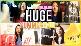 👛HUGE SUMMER CLOTHING HAUL 2017: Forever 21, H&M, Nike, Brandy Melville, Topshop, and MORE!😍
