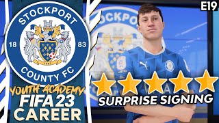 BLOCKBUSTER SIGNING! | FIFA 23 YOUTH ACADEMY CAREER MODE | STOCKPORT (EP 19)