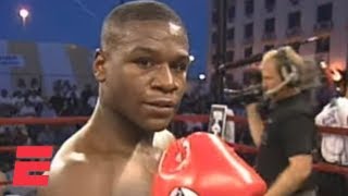 Floyd Mayweather wins his pro boxing debut by knockout in 1996 | ESPN Archive