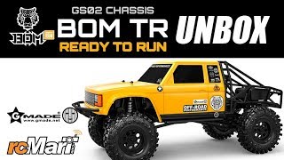 Gmade GS02 BOM TR RTR 1/10 4WD Crawler Unbox! #GM57003