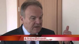 RDS - Prezydent Pracodawców RP A.Malinowski o podatku od sprzedaży