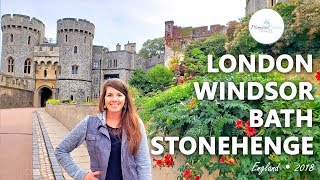 London, Windsor, Bath & Stonehenge • England | Travel Vlog