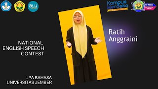 SpeechContest109-Ratih Anggraini: Building a New Indonesia through Youth Empowerment