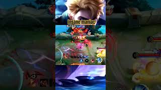 Insane maniac 💪 #fun #mobilelegends #mlbbfun #animemusic #mlbb #mobilelengendfun #animesoundtrack