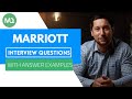 Marriott Interview Questions with Answer Examples