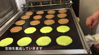 玉川虎屋　まちだシルクメロンどら焼パンケーキができるまで