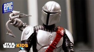 The Mandalorian And Grogu’s Dangerous Escape! | HASBRO Epic STAR WARS™