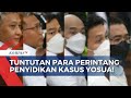 Inilah Tuntutan Para Perintang Penyidikan Kasus Pembunuhan Brigadir Yosua Hutabarat