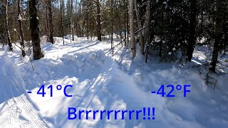 Shocking, working in -41°C...DIY Cabin...Episode 22