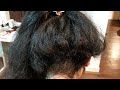 woman punishment chop ponytail by man