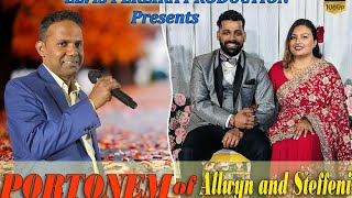 New Konkani song 2025 / Portonem / Allwyn and Steffeni / Toast song /