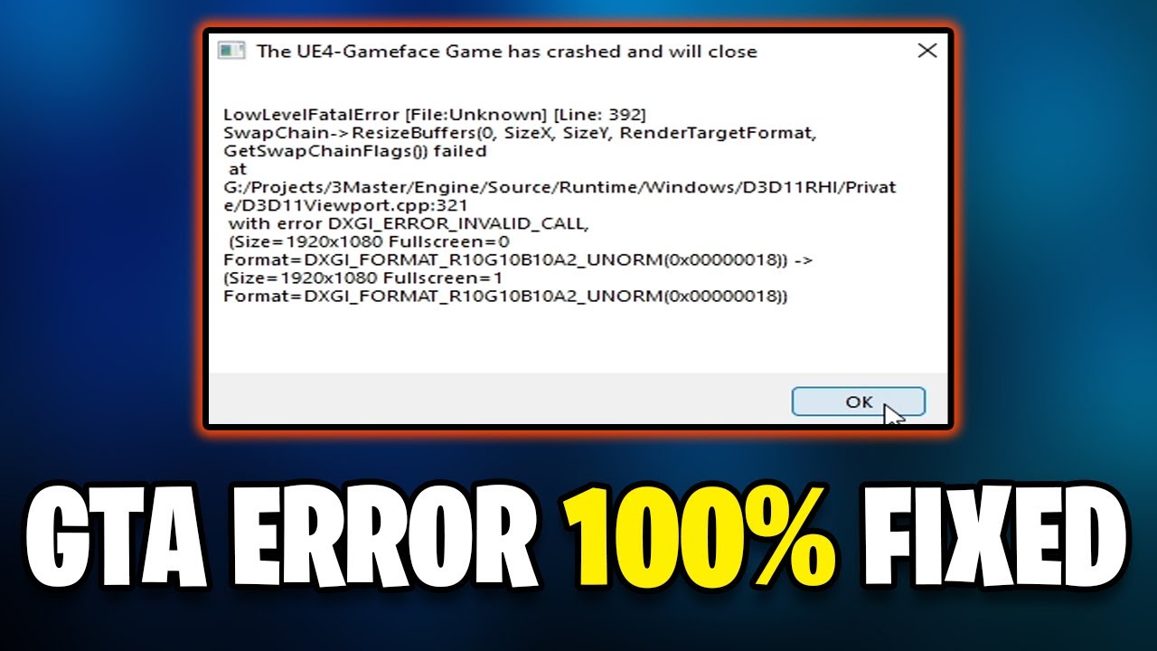 Ue4 game has crashed fatal error. Ошибка Unreal engine Fatal Error line 198. The ue4 game has crashed and will close что делать. Game has crashed and will close как исправить. Ошибка Unreal engine 4 crash Reporter.