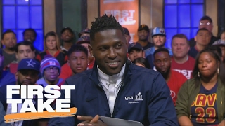 Antonio Brown On Addressing Trade Rumors: 'Steelers For Life' | First Take | February 2, 2017