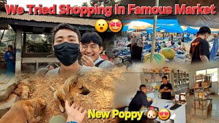 Tried Shopping In Famous Market 😮🤩 | New Poppy 🐶😍 | Vlogs 77 | @HttVlogs03 #nagaland