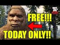 How To Claim/Find Your FREE Bigfoot Outfit TODAY ONLY In GTA 5 Online