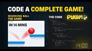 Build a Complete Bouncing Ball Game in 14 Minutes | Part-5 | Pygame | Python