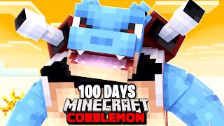 I Spent 100 DAYS with ONLY STARTERS in Pokémon Minecraft Vs my Rival! (Duos Cobblemon)