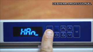 Liebherr Professional Laboratory Refrigeration - Resetting The Data Log