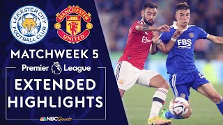 Leicester City v. Manchester United | PREMIER LEAGUE HIGHLIGHTS | 9/1/2022 | NBC Sports