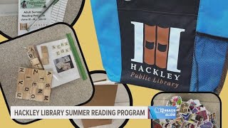 Earn prizes for reading through Hackley Library's Summer Reading Program