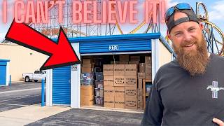 Amusement park goes bankrupt and left it in an abandoned storage unit!