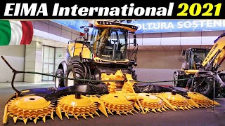 EIMA International 2021 - Bologna, Italy - Agricultural and Gardening Machinery Exhibition.