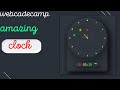 Digital and analog clock design with html css and Javsccript