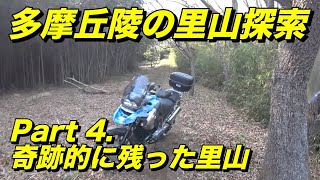 【BMW R1200GS】多摩丘陵のアドベンチャー散歩、東京西部の宅地開発から免れた里山を巡ってみた Part 4.＜最終＞ アプリリアで行ったあの山にもう一度【モトブログ】大人のバイク