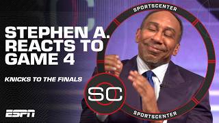 'I can't even contain my excitement' - Stephen A. reacts to the Knicks' ECF victory 🏆 | SportsCenter