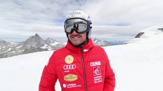 On rencontre Nils Allegre skieur descendeur Equipe de France Ski Alpin entrainement descente Zermatt