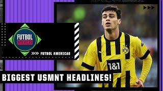 Biggest USMNT headline?! 👀 Injuries, Gio Reyna scoring, World Cup + more! | Futbol Americas